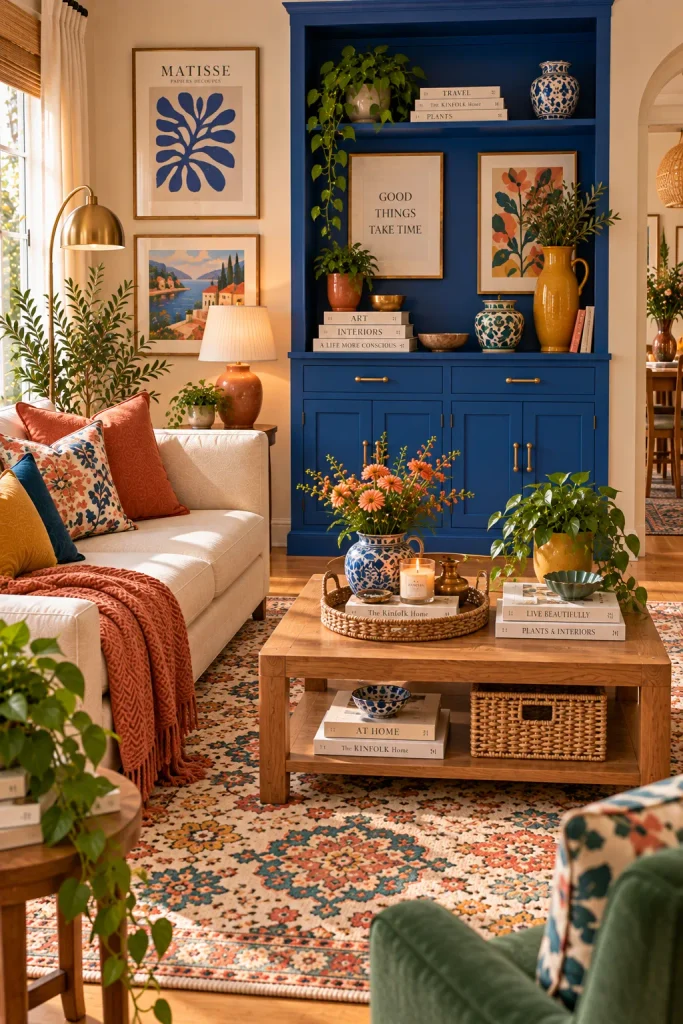 Colorful Accent Cabinet