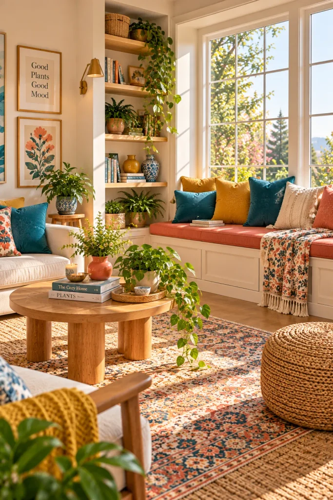 Colorful Window Nook