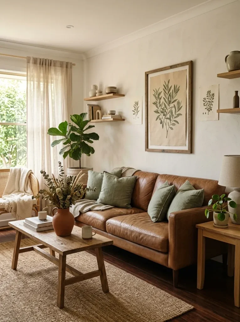 Earthy Green Accents