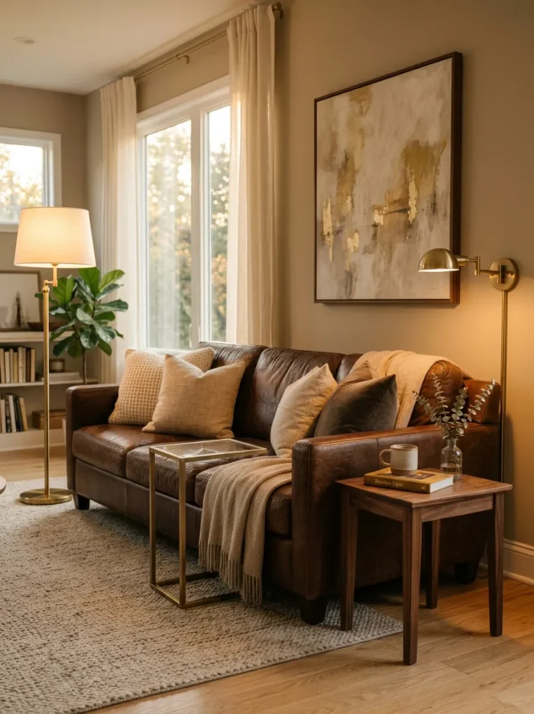 Warm Brass Lighting