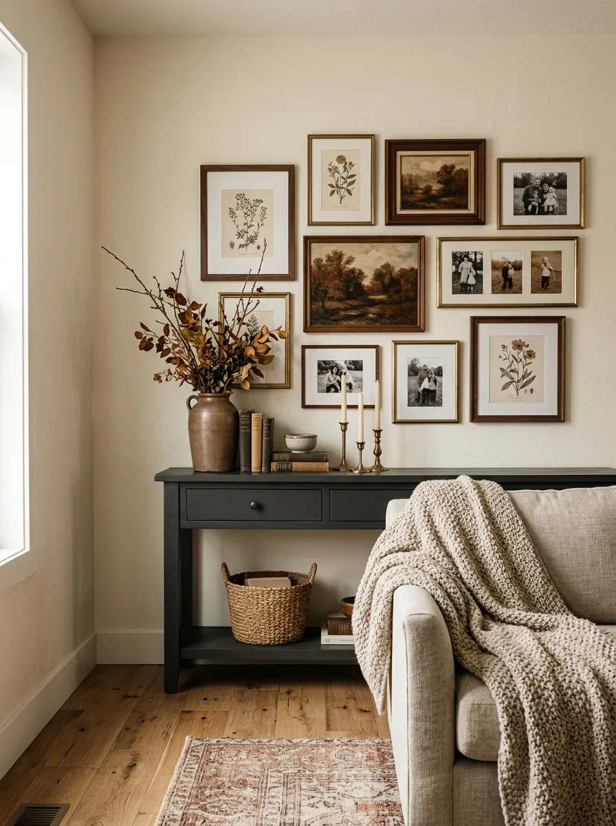 14. Autumn Gallery Wall