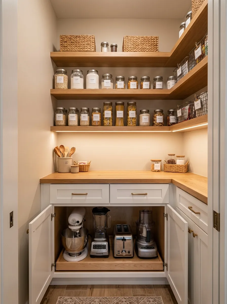 15. Hidden Appliance Storage