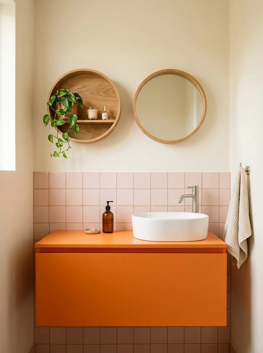 2. Tangerine Vanity Accent