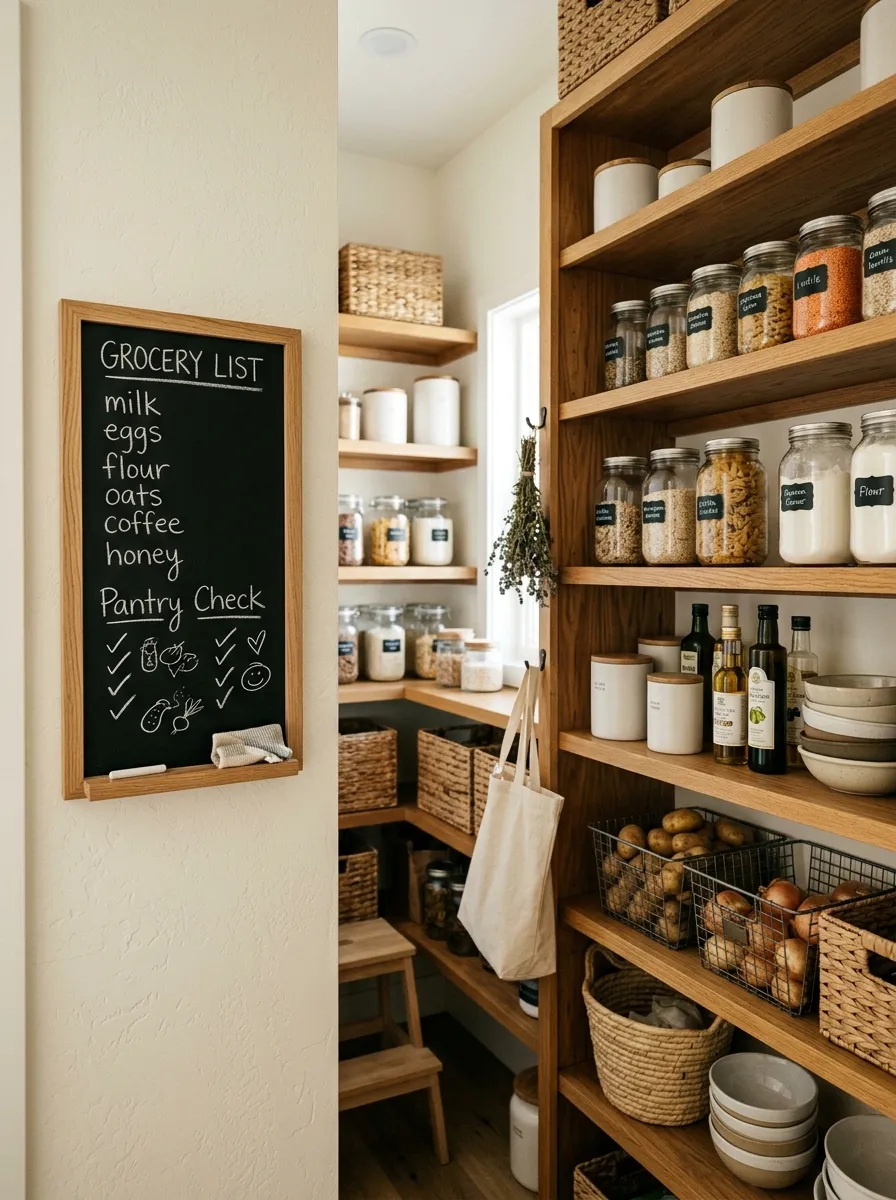 23. Pantry Inventory Chalkboard