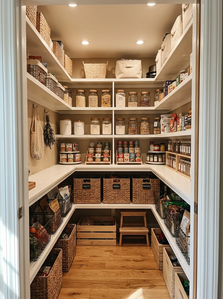 25. Compact U Shaped Shelving