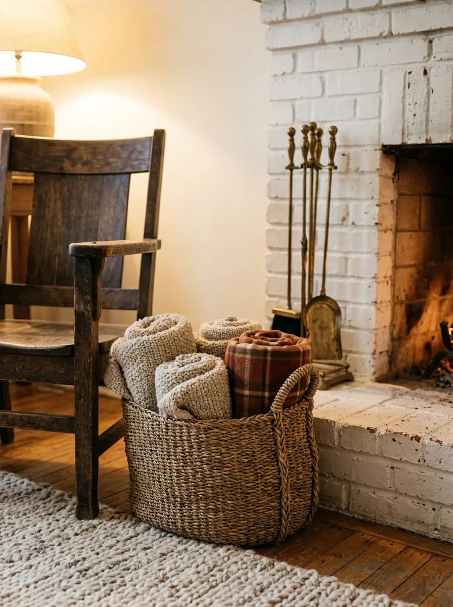 4. Woven Hearth Blanket Basket