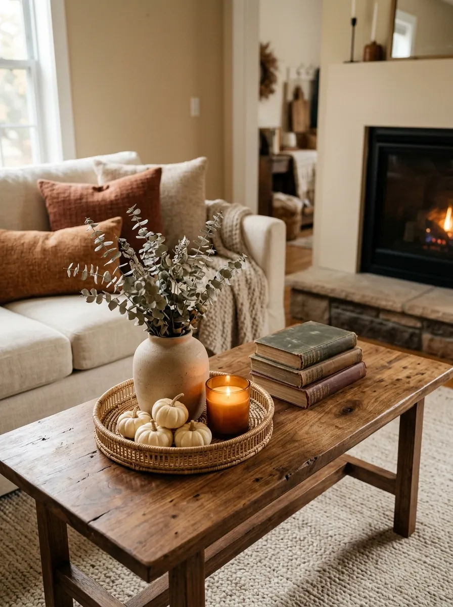5. Autumn Coffee Table Tray