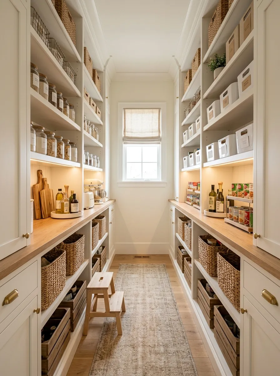 5. Floor to Ceiling Shelving