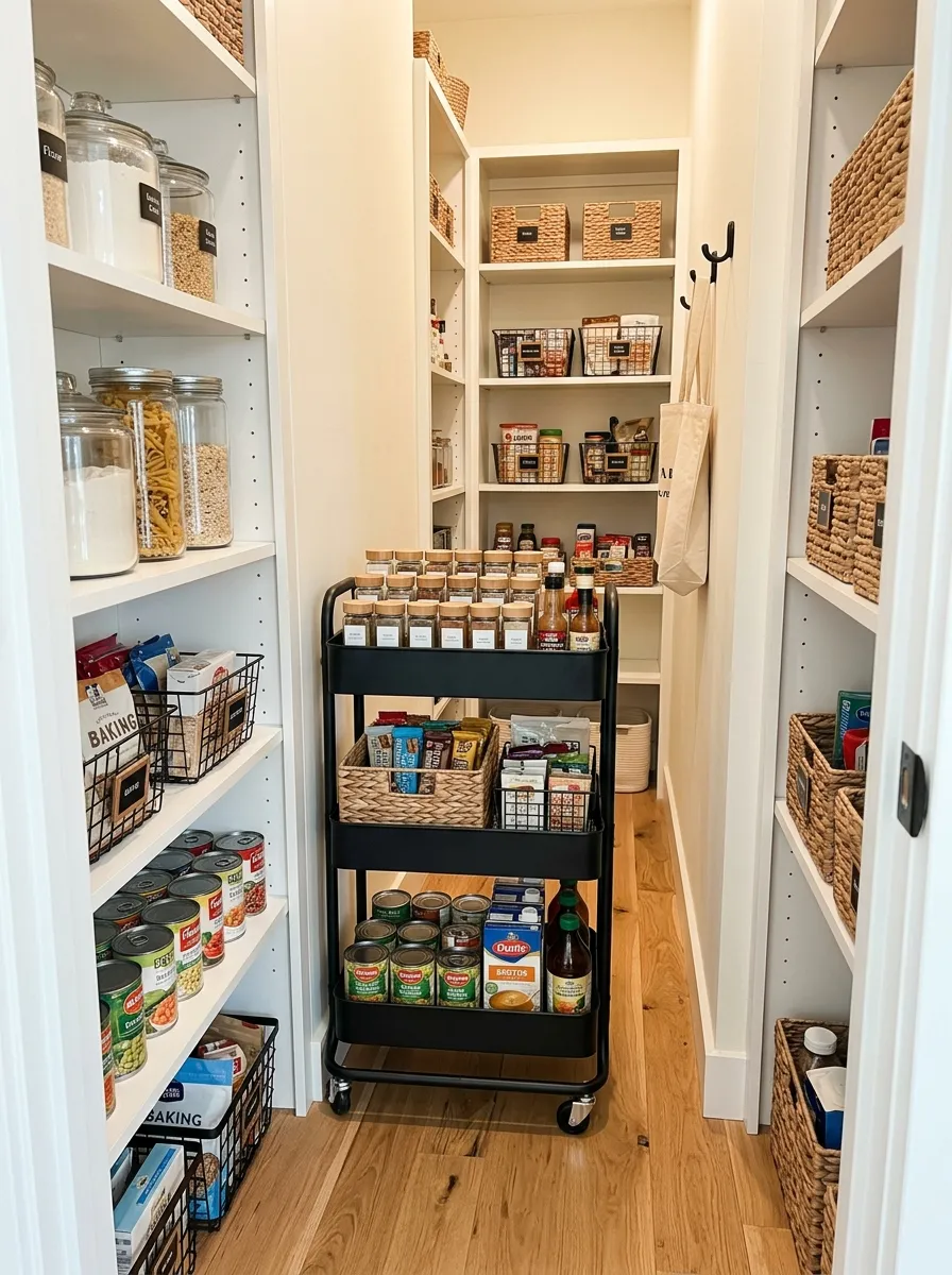 7. Slim Rolling Storage Cart