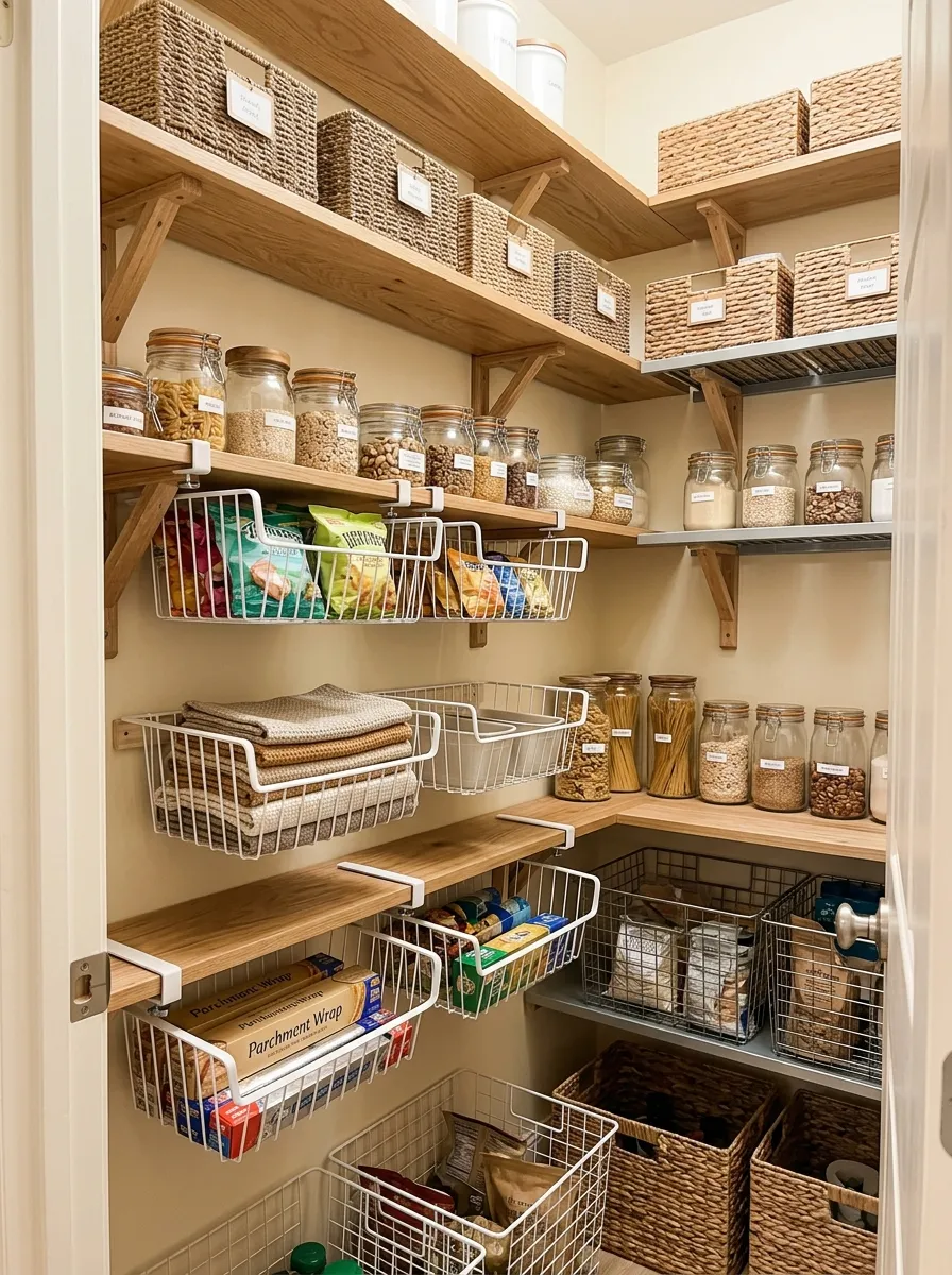 9. Under Shelf Storage Baskets