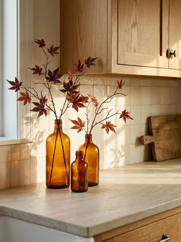 Amber Bottle Branches