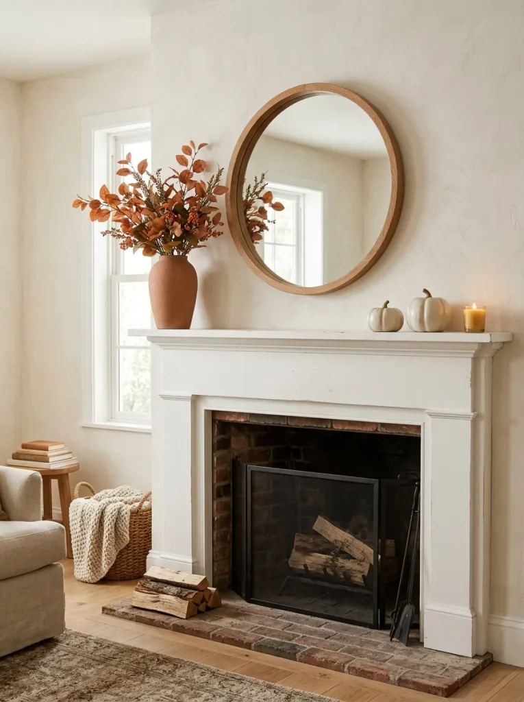 Asymmetrical Fall Mantel