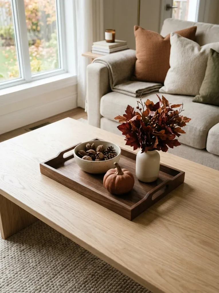 Autumn Coffee Table Tray