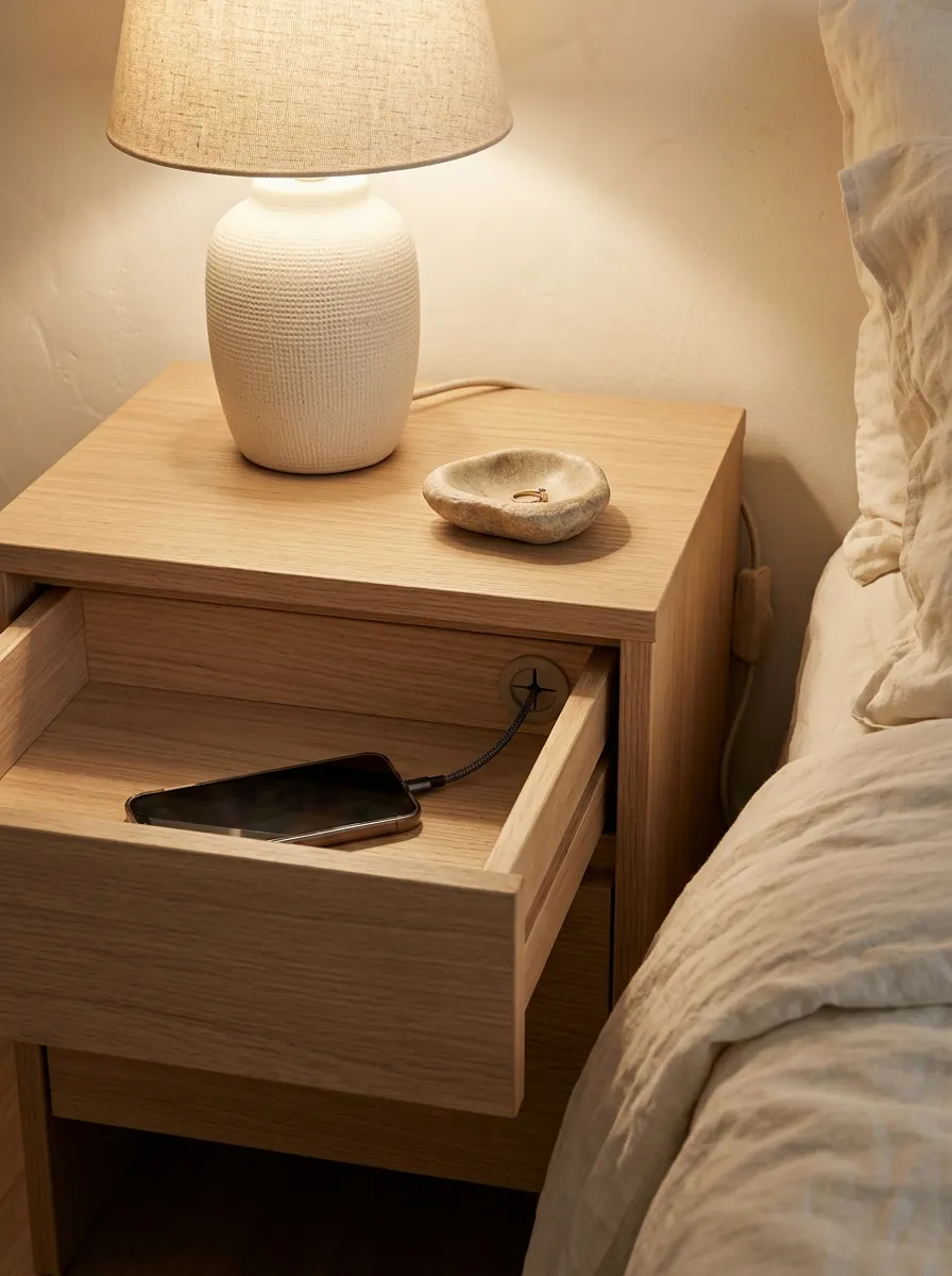 Bedside Charging Drawer