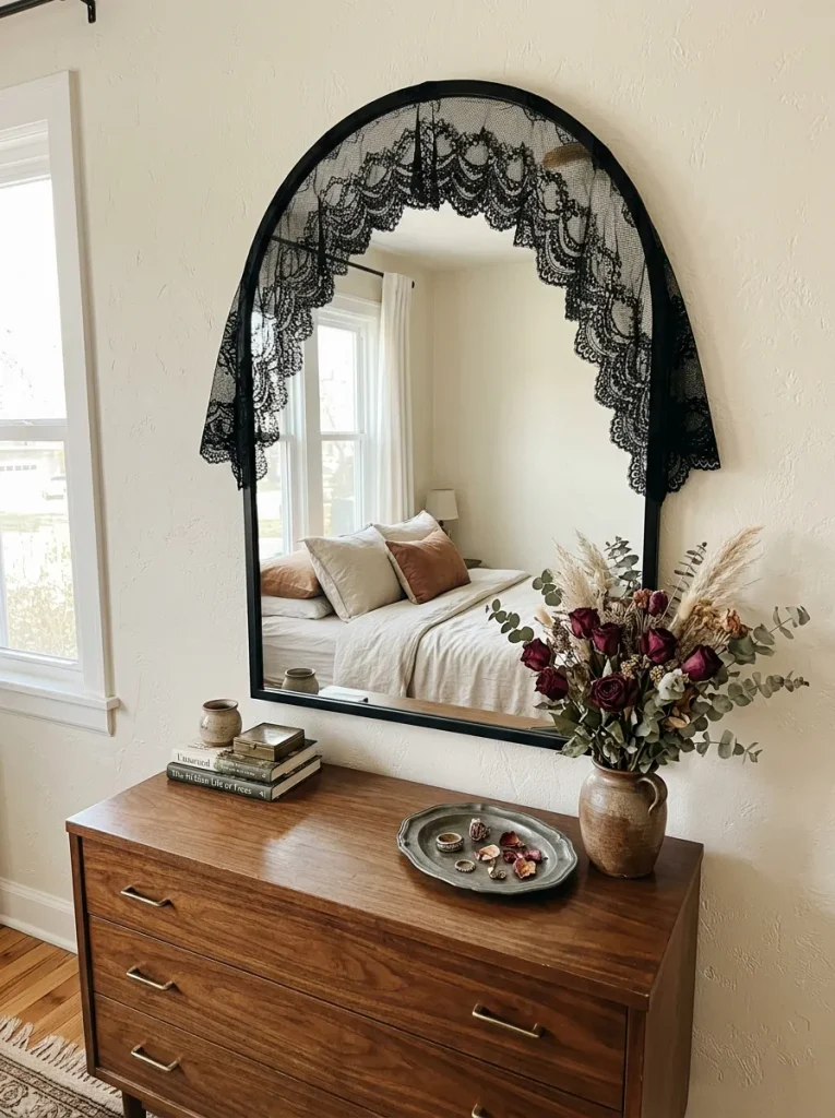 Black Lace Mirror