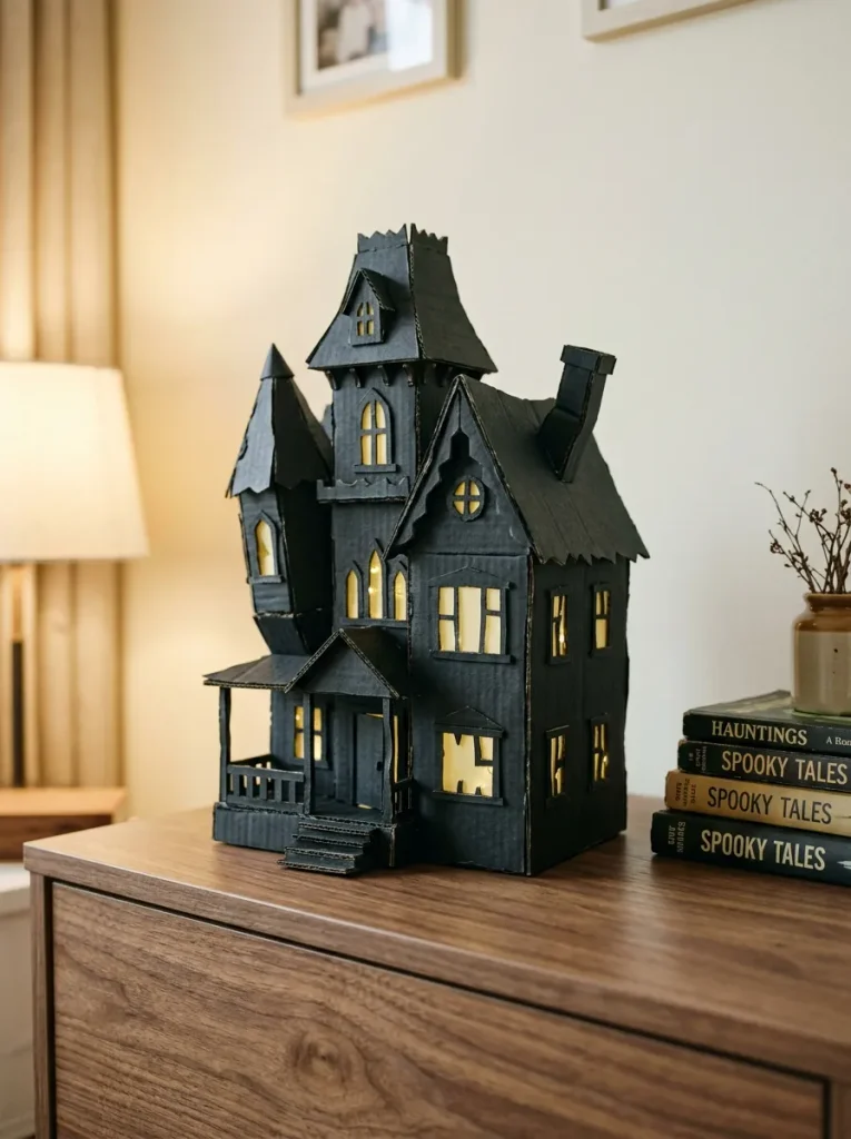 Cardboard Haunted House