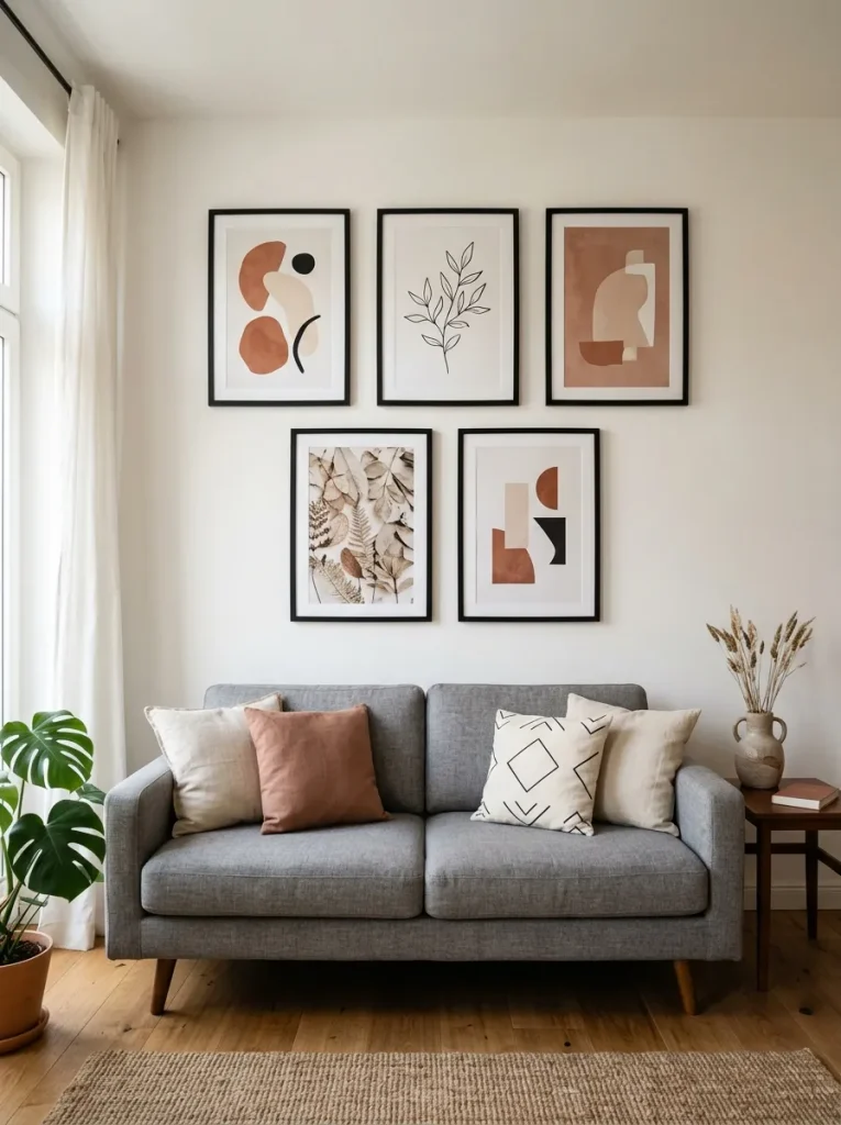 Coordinated Gallery Wall