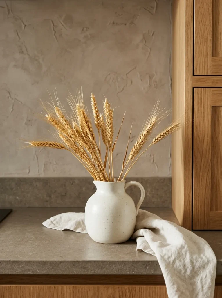 Dried Wheat Pitcher