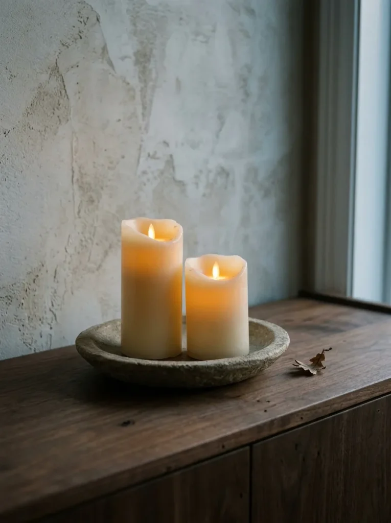 Flameless Candle Pair