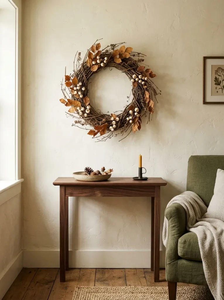 Indoor Autumn Wreath