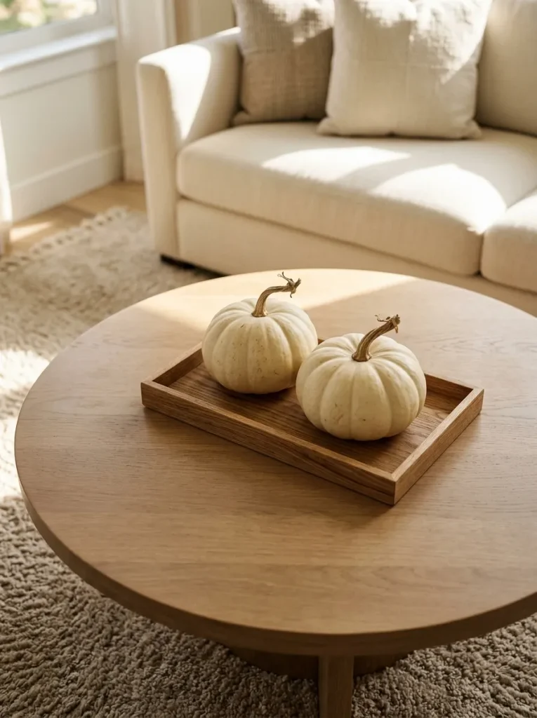 Ivory Pumpkin Tray