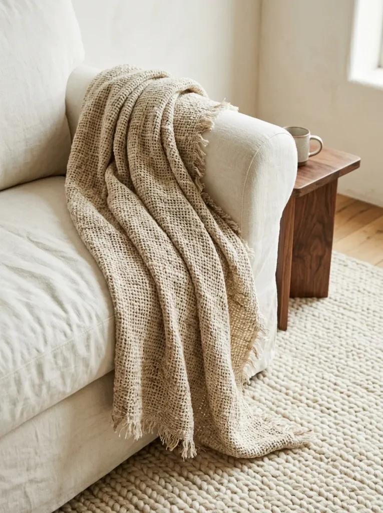 Lightweight Throw Drape
