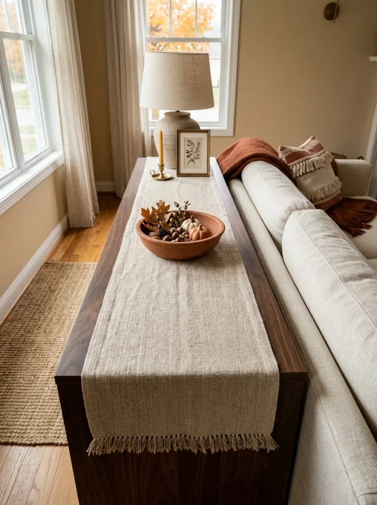 Linen Console Runner