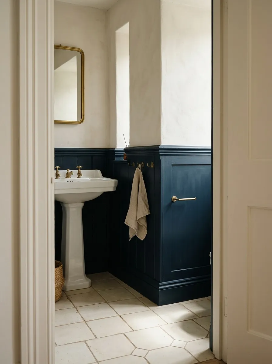Midnight Blue Half Walls