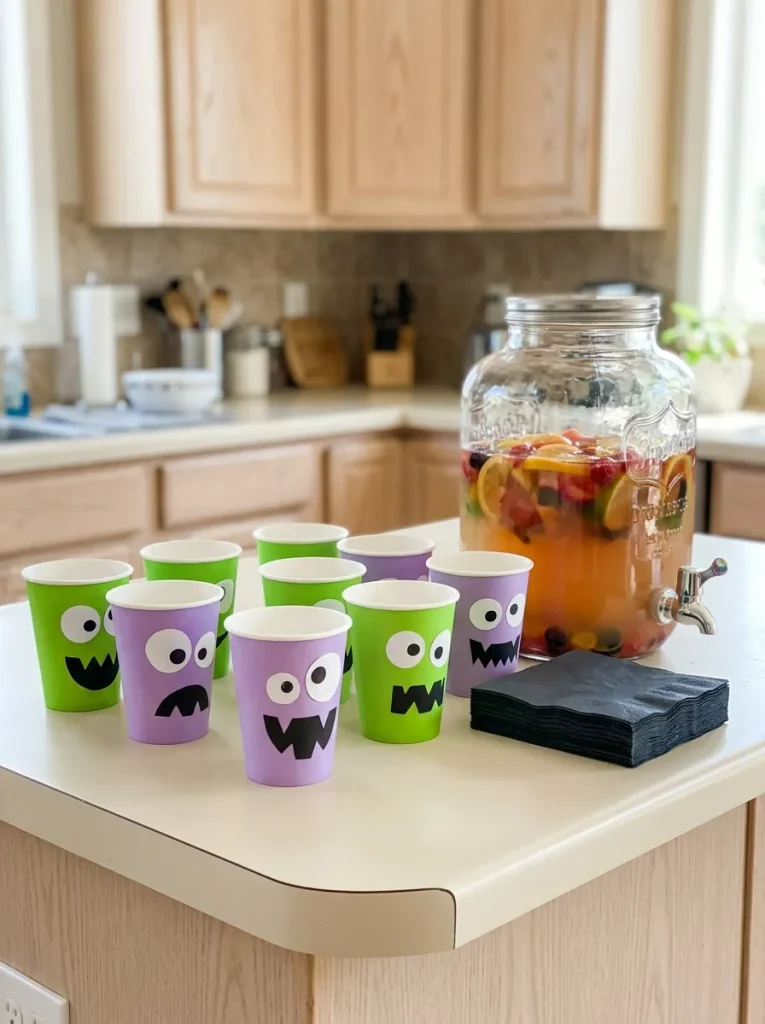 Monster Face Cups