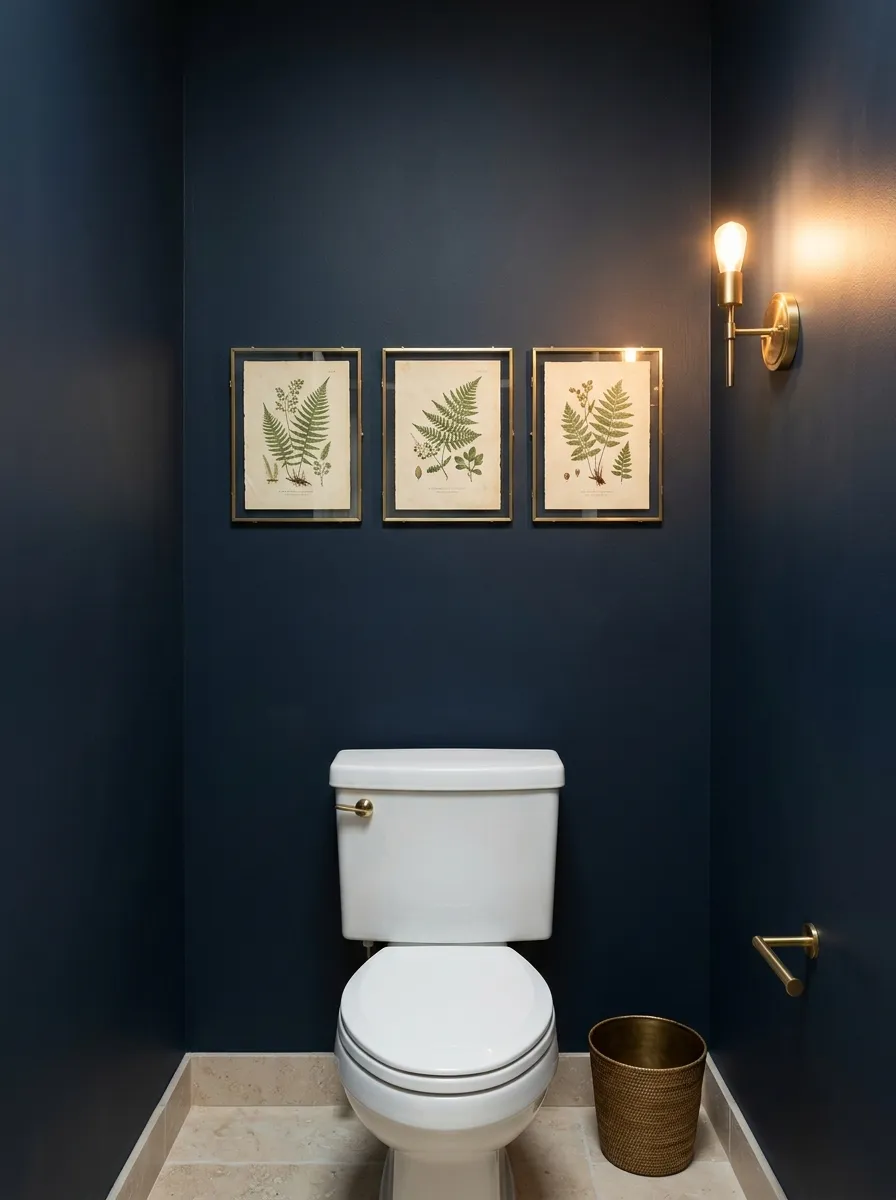Navy Gallery Wall