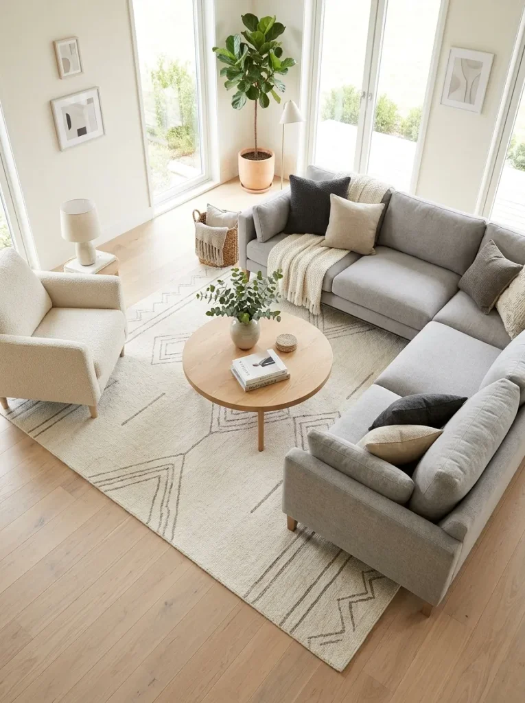 Oversized Neutral Rug