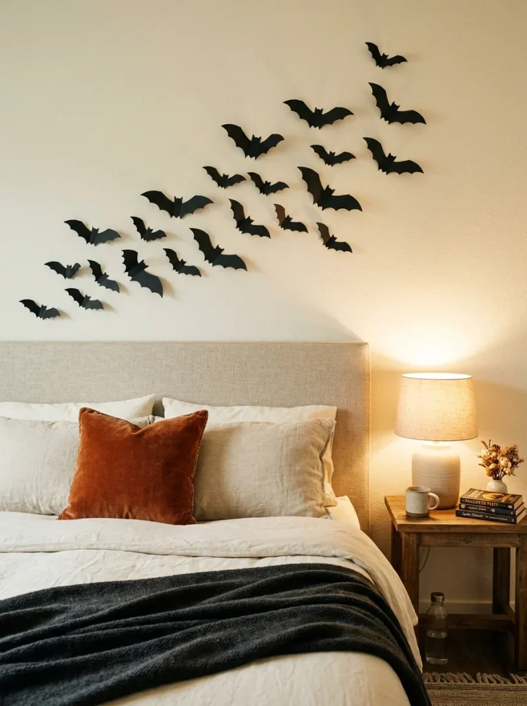 Paper Bat Headboard