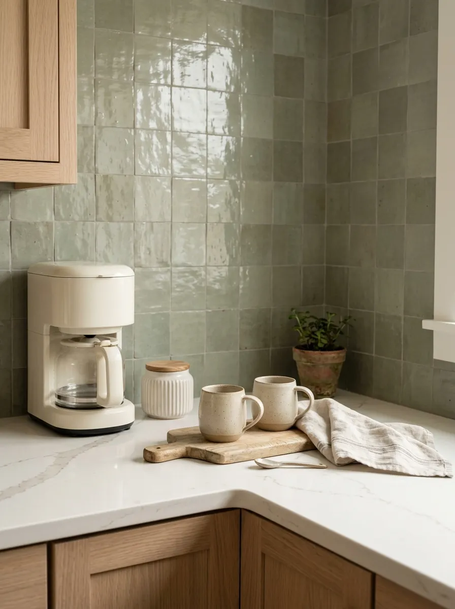 Peel-and-Stick Tile Backdrop