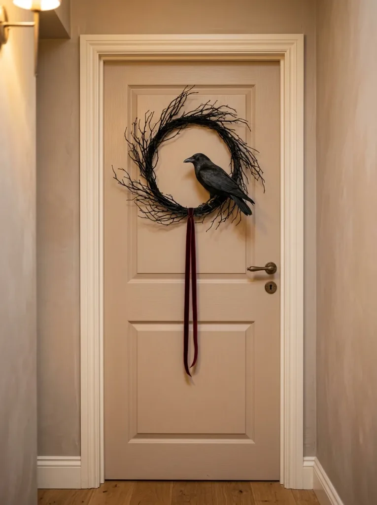 Raven Door Wreath