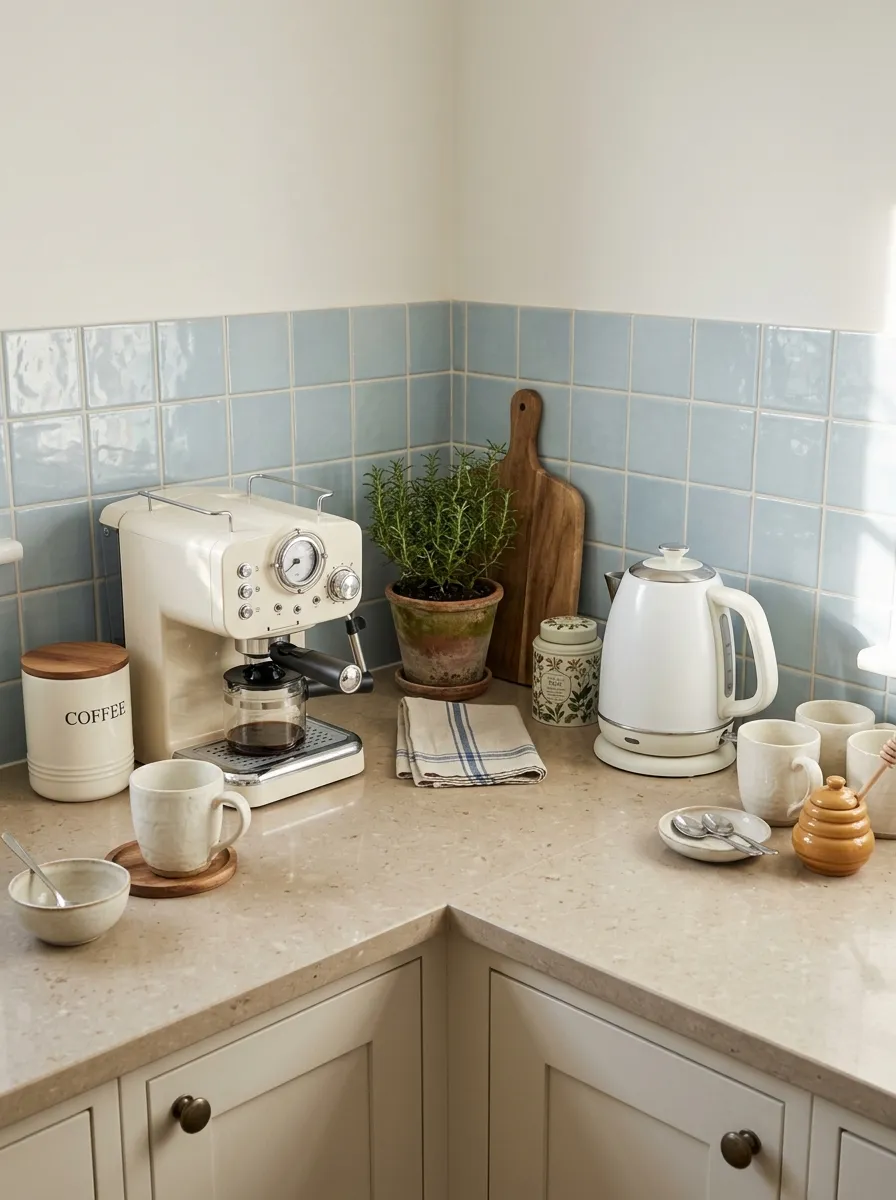 Shared Coffee and Tea Station