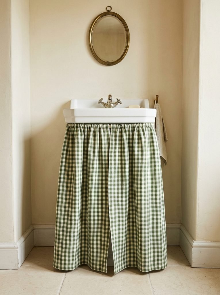 Sink Skirt Storage
