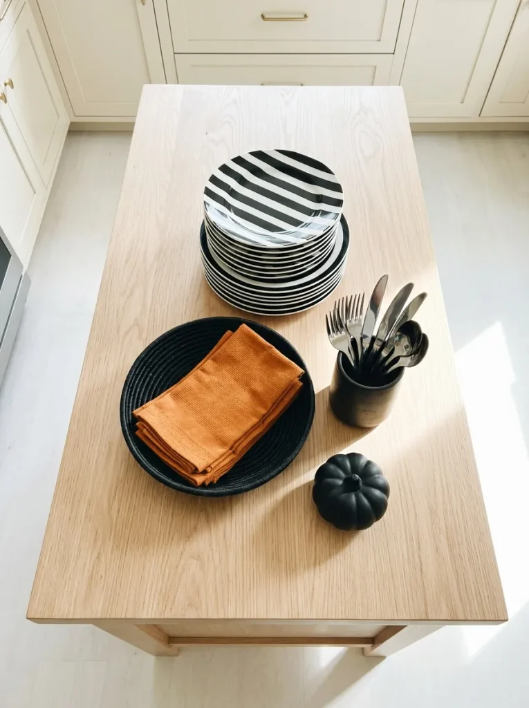 Striped Plate Station