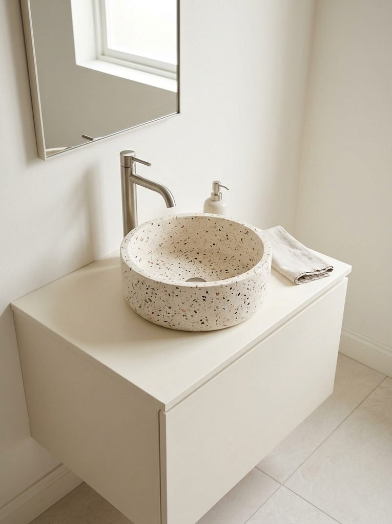 Terrazzo Vessel Basin