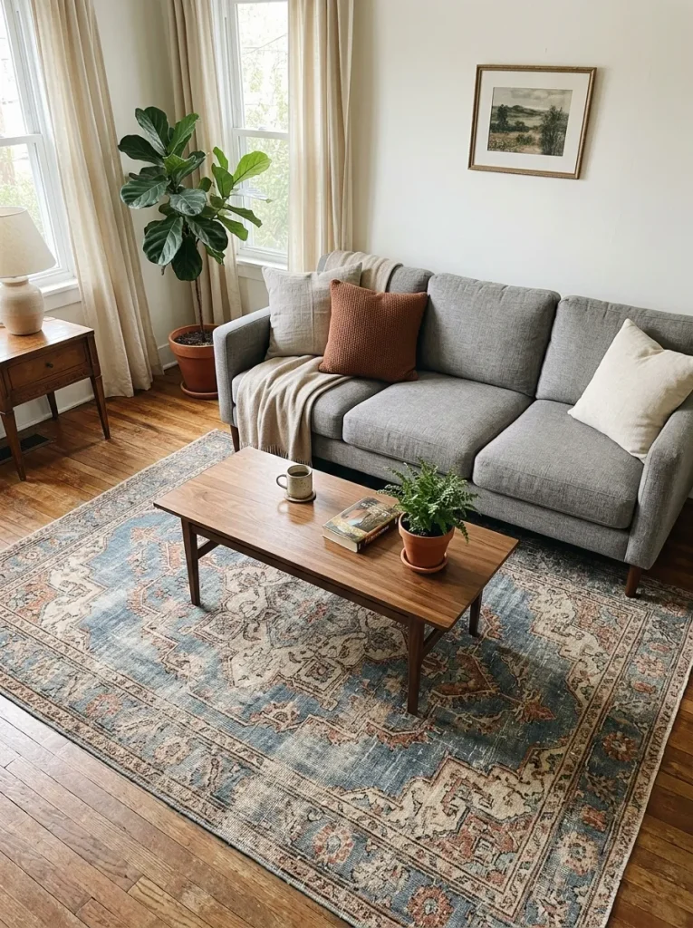 Vintage Patterned Rug