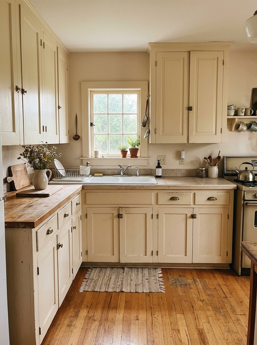 Warm Cream Cabinets