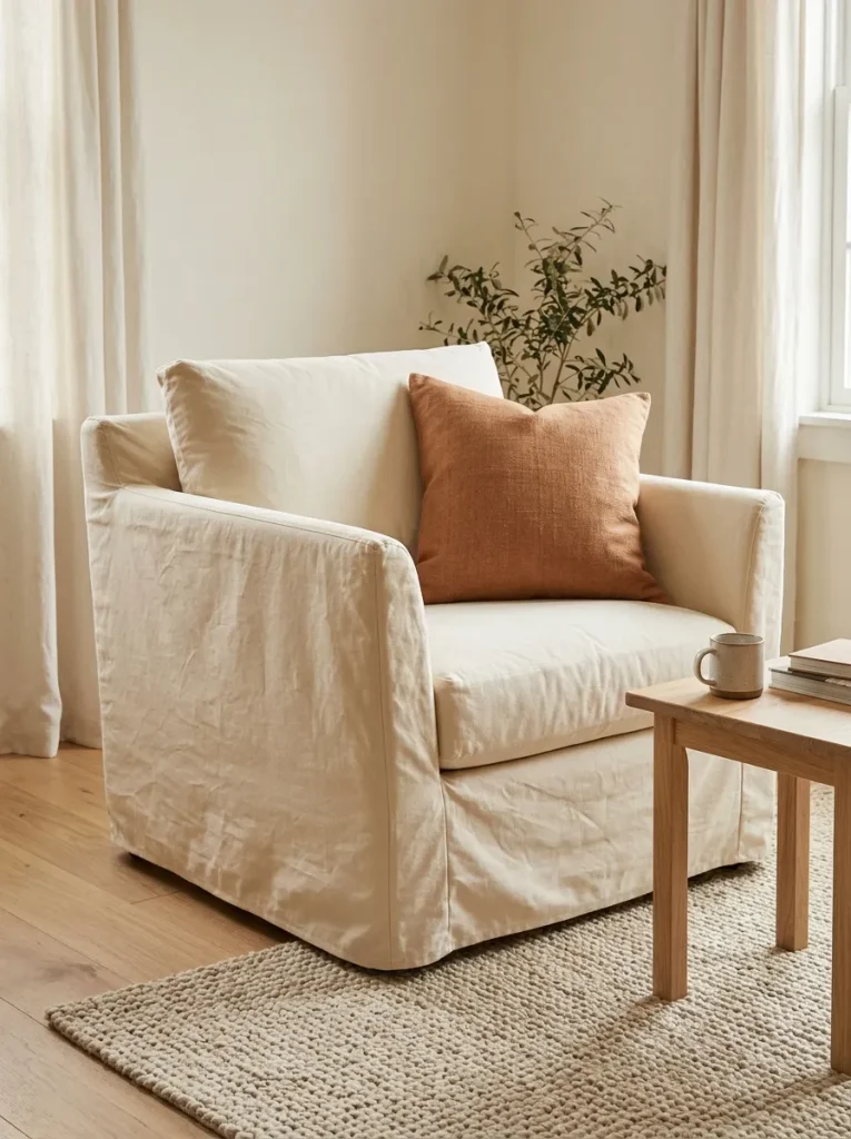 Warm Neutral Slipcover