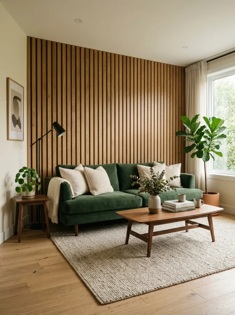 Wood Slat Feature Wall
