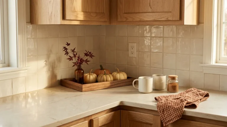 23 Fall Kitchen Countertop Decor Ideas for Cozy Nooks