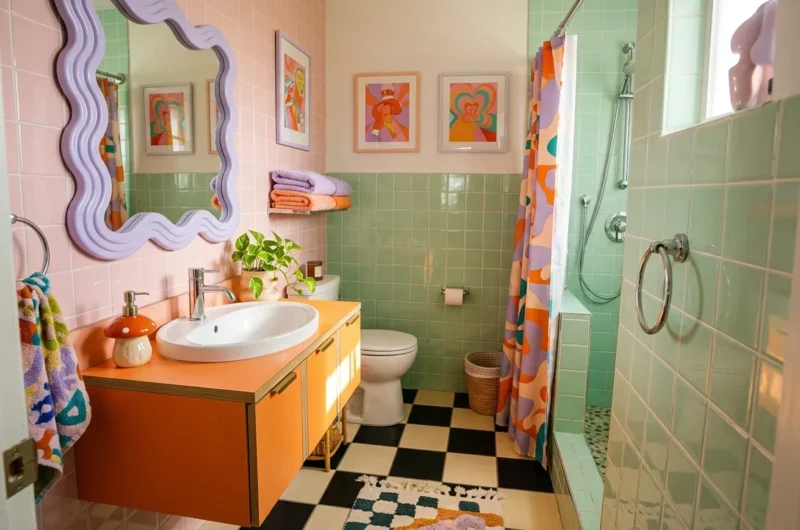 small funky bathroom design ideas